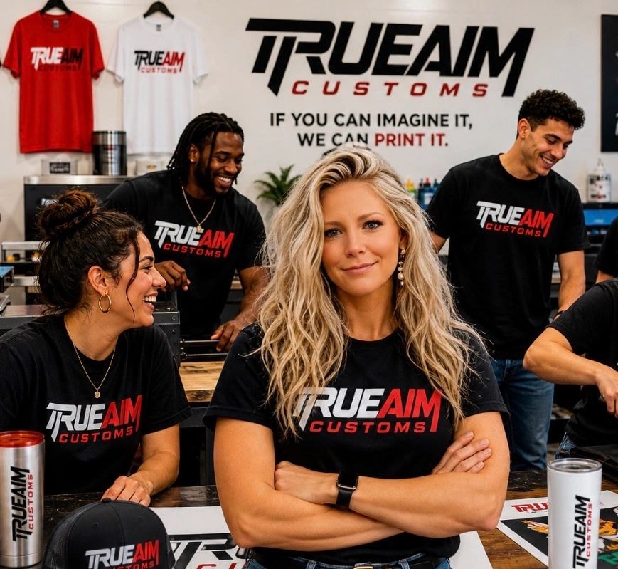 TrueAim Customs shop interior